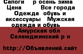 Сапоги 35 р.осень-зима  › Цена ­ 700 - Все города Одежда, обувь и аксессуары » Мужская одежда и обувь   . Амурская обл.,Селемджинский р-н